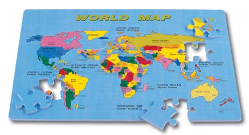 New Printed World Map