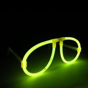 LED Plastic Glowing Eye Glasses Party
