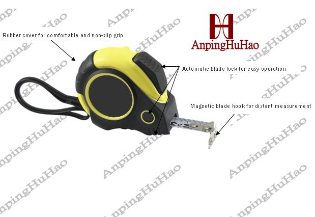 Rubber Covered Steel Tape Measure