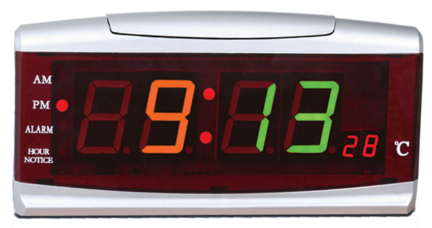 LED calendar clock