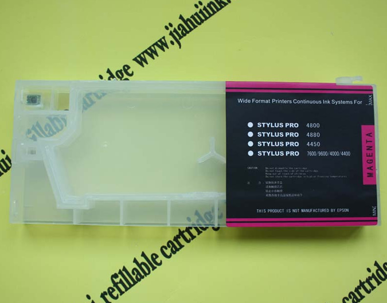 Empty ink cartridge for Epson4880 printers