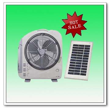 12"oscillating rechargeable box fan
