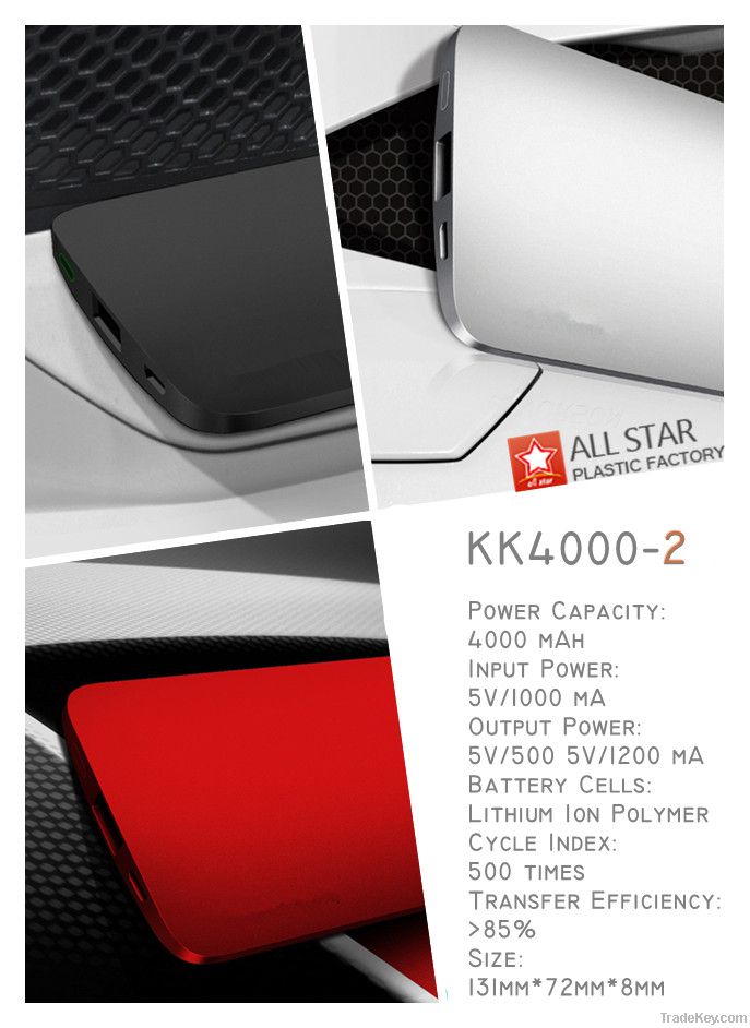 Power Bank KK4000-2@Factory Price