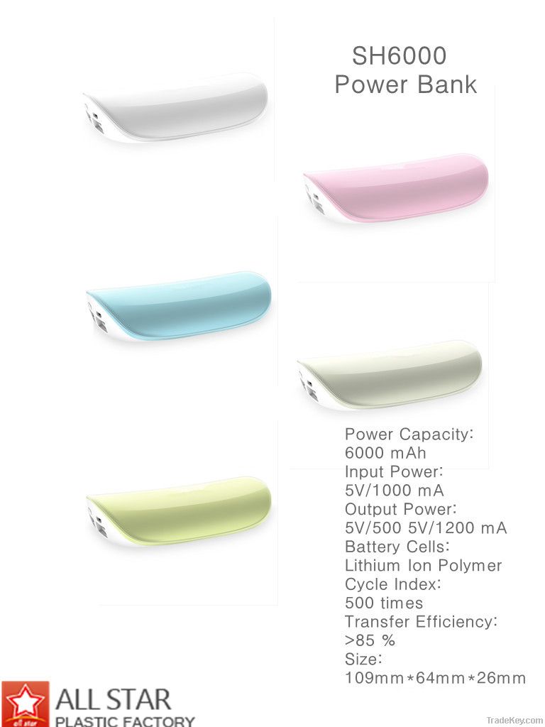 Power Bank 6000mAh(Factory Price)