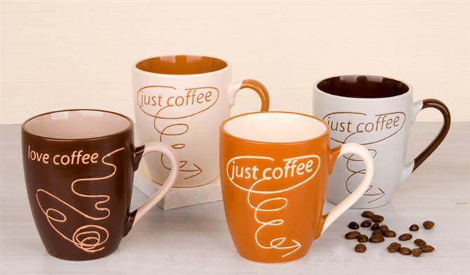 U shape coffee mug