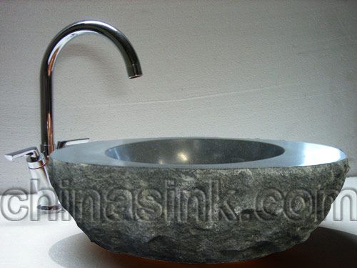 Absolute Black Natural Bathroom Sink