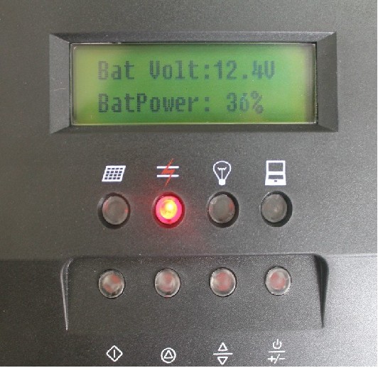 solar controllerLCD display with use  power station