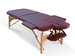 2 section portable wooden massage table
