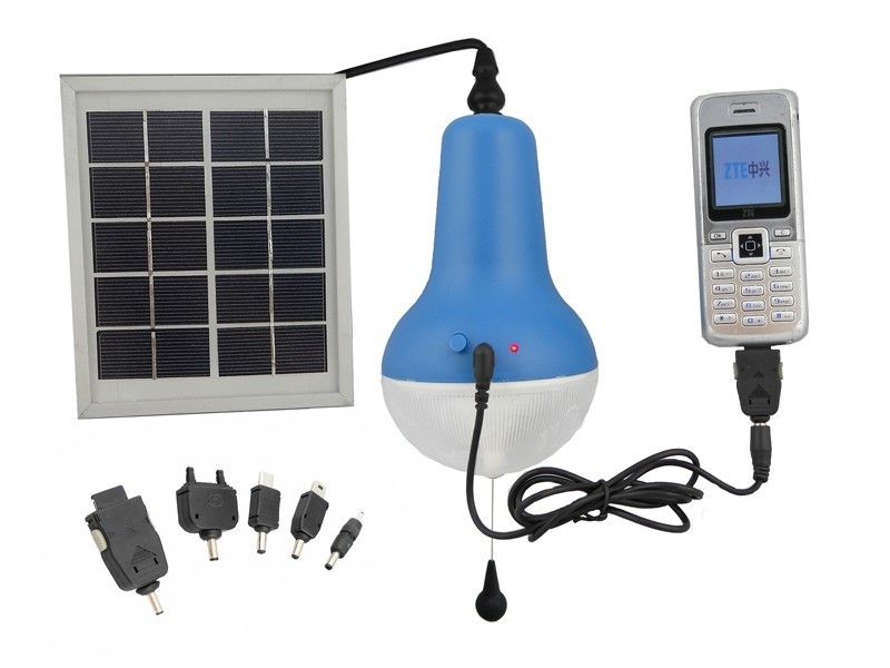 2014 Portable Solar home lighting system with mobile phone chargers