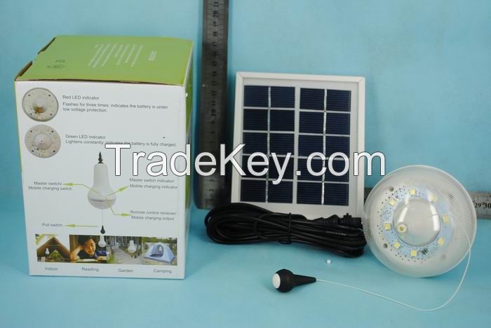 3W Solar light kits with 4400mah battery,More than 220LM Hot selling 