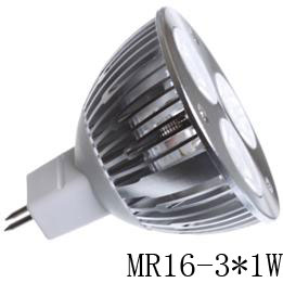 MR16-3*1W, LED spotlight
