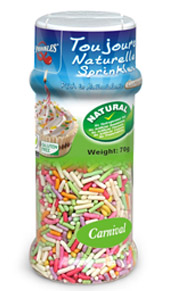 70g Fairy Sprinkles in Plastic Bottle with 2 Different Size Flaps