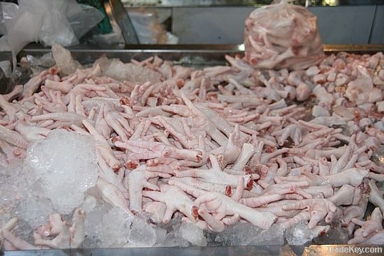 Grade frozen chicken feet