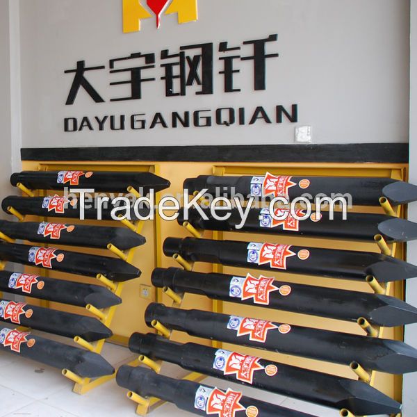 Hydraulic rock breaker spare parts/Rock breaker chisel/Road breaker tools/FURUKAWA