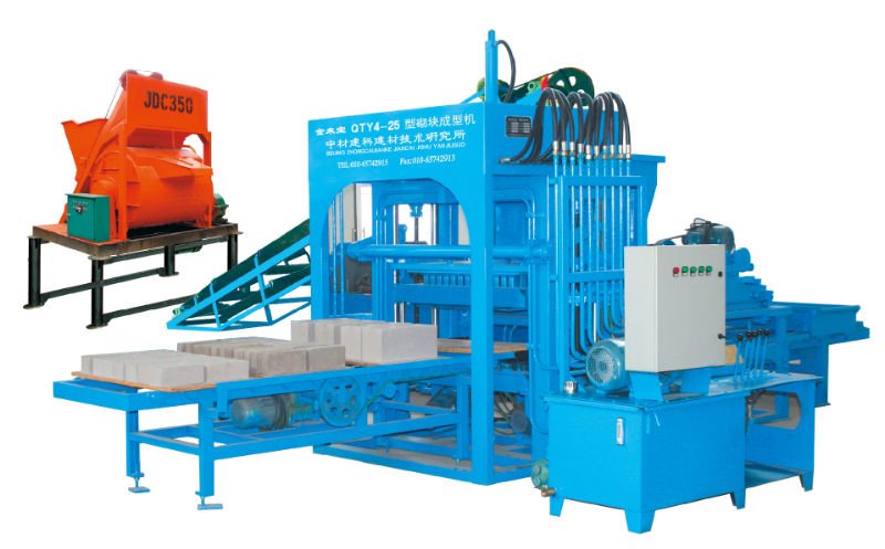 QTY4-25 Hydraulic Block Machine