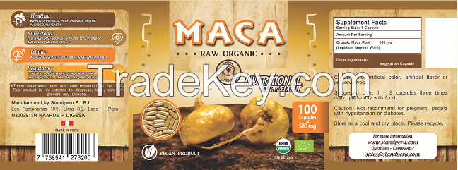 Organic Maca Capsules