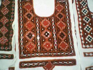 sindhi embroidery hand made galay(neck), guj other stuff