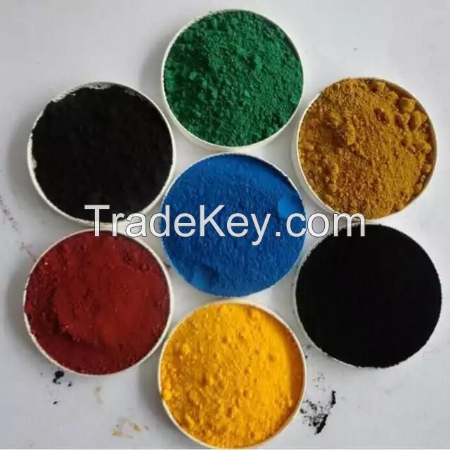 Iron oxide Pigments CAS No. 1332-37-2 Red 110 120 130, yellow 313, cobalt blue, black 330 722