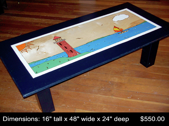 Hand Painted Table