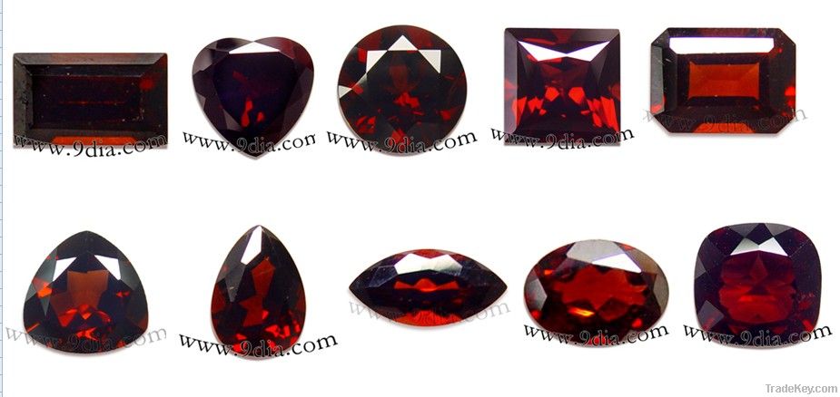 Dark Color Garnet Gemstones