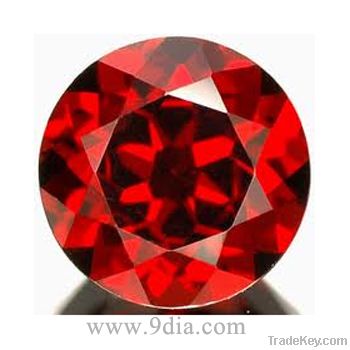 Top quality Chinese Garnet round cut for Jewelry
