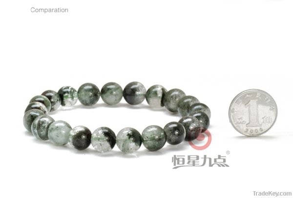 1D000802A Trendy Smooth Ball 6mm Iolite Beaded Bracelet Good Quality