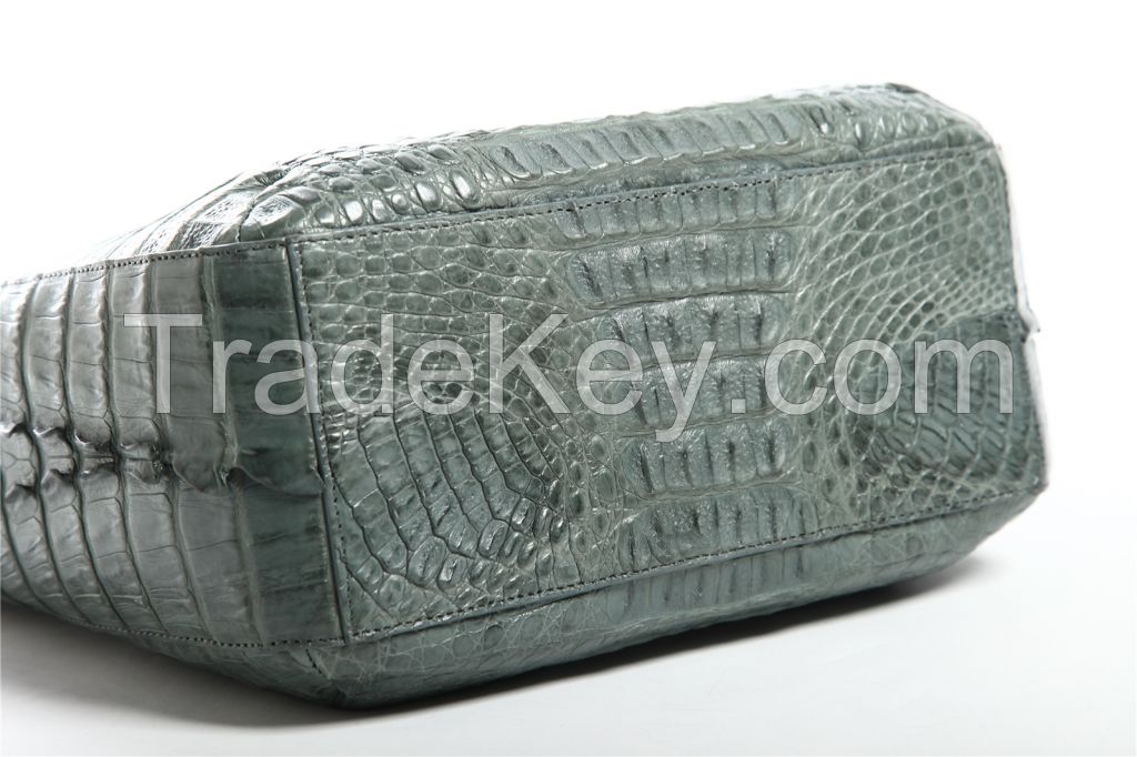 Crocodile Tote Light Blue 2C4028G