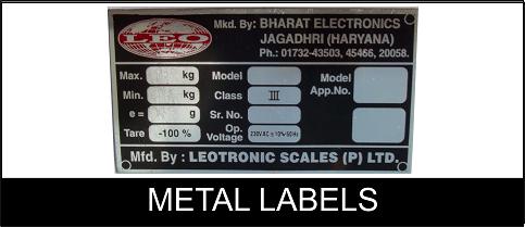 Metal Labels