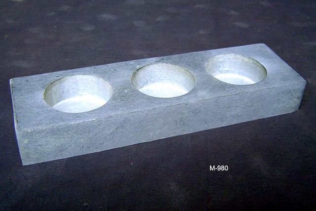 SOAPSTONE GREY MULTI T-LIGHT HOLDER