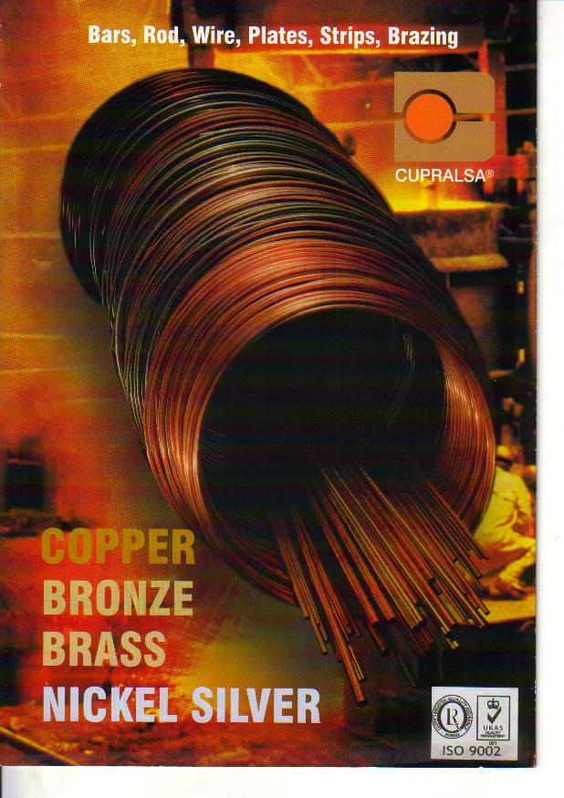 Copper Brass Bronze NickelSilver: Bars, Rod, Wire & Strips
