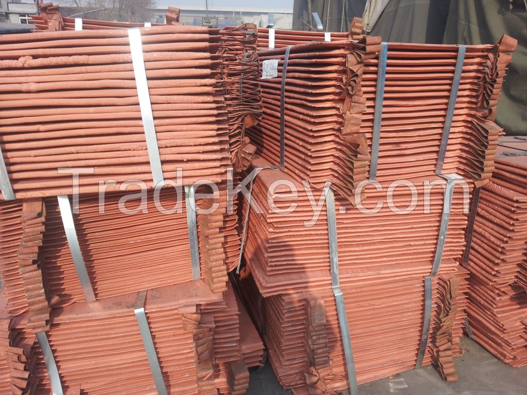 Electrolytic Copper Cathodes 99.99%