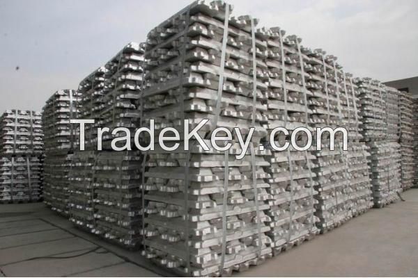 Aluminium ingots with hgih quality