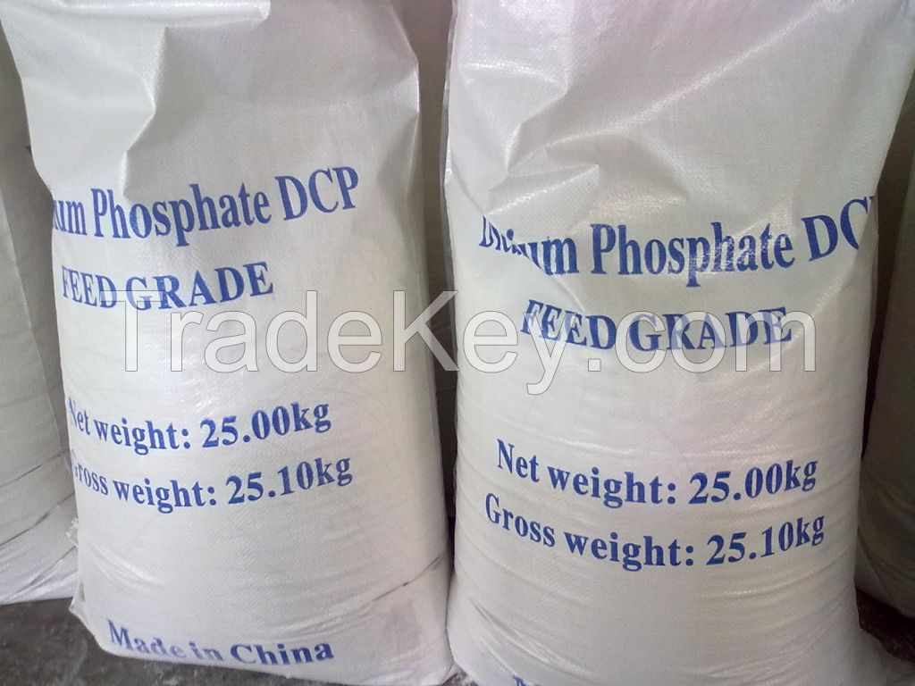 feed grade Dicalcium Phosphate (DCP)18% granular or  powder CAS NO:7789-77-7,hot sale