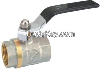 ZD1303 brass ball valve with steel/aluminum handle