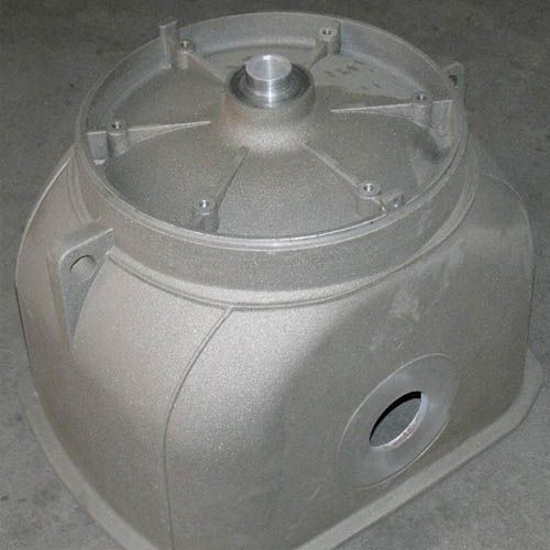 Aluminum mechanical shell made by sand casting