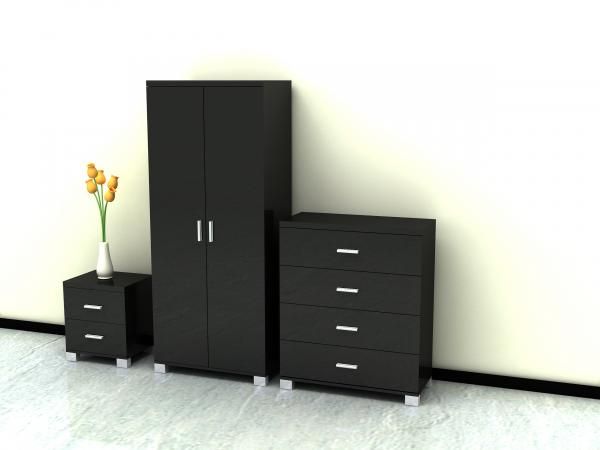 high gloss door wardrobe chest cabinet