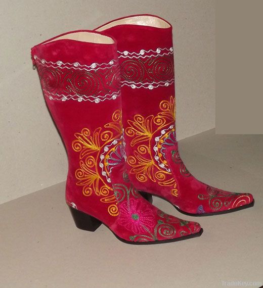 Suzani Embroidery Boots
