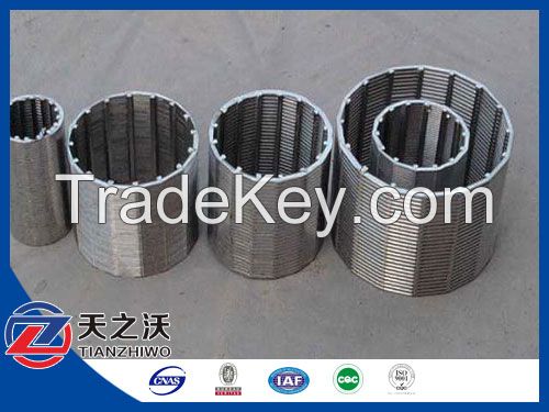Wire mesh screen pipe for water wells