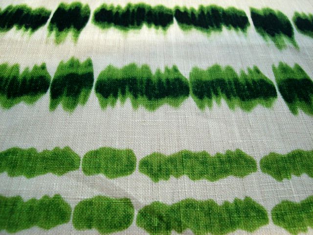 100% linen printed fabric