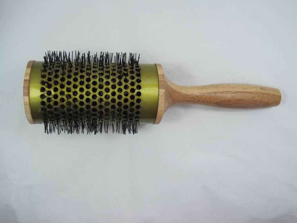 Bamboo aluminum hair brush