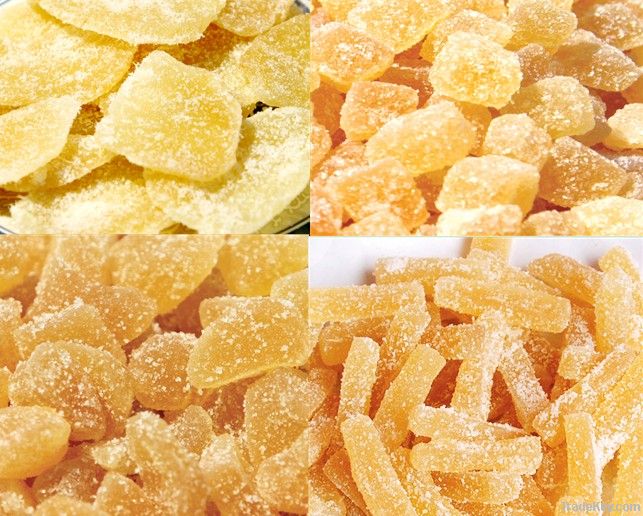 Crystallized ginger stick/dice/chunk