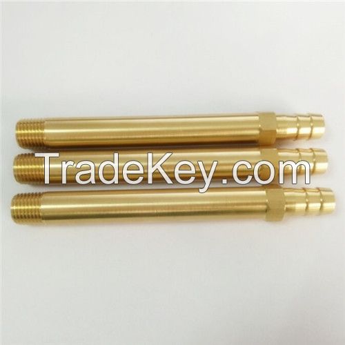 Brass extension nipple connector