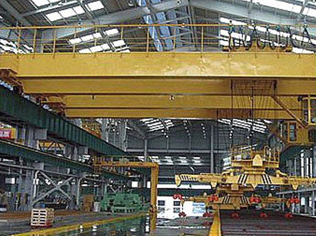 Electromagnet double beam overhead crane  QC