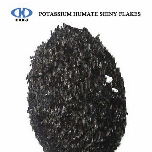 Potassium Humate Shiny Powder/Crystal/Flakes with 95% water solubility