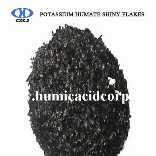 Potassium Humate Shiny Powder/Crystal/Flakes