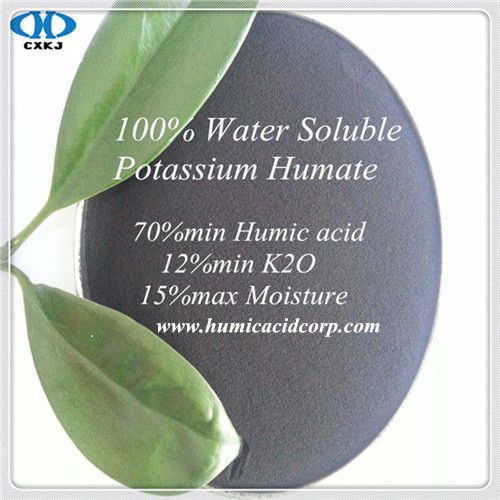 COMPLETELY SOLUBLE POTASSIUM HUMATE