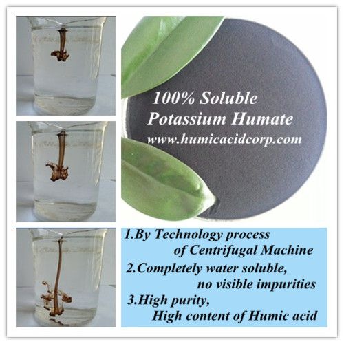 COMPLETELY SOLUBLE POTASSIUM HUMATE