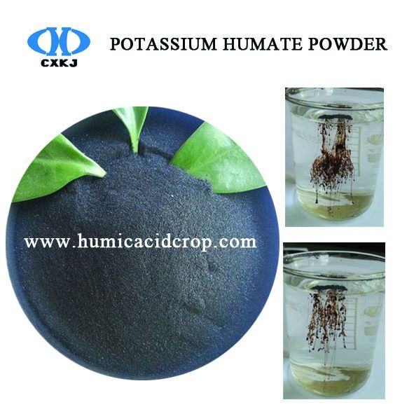 Water soluble potassium humate fertilizer humic acid potassium