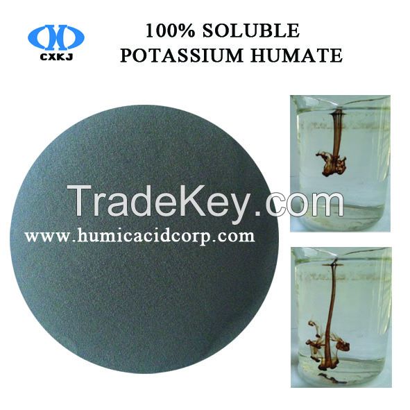 Mineral potassium humate from coal of leonardite with K2O 12%