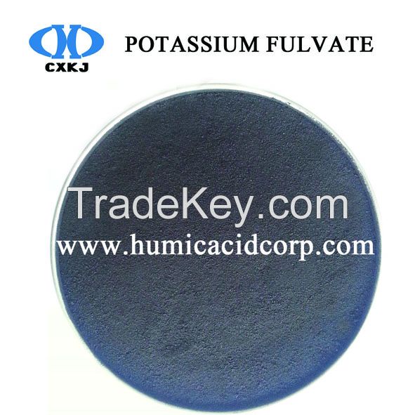 100% Water soluble potassium fuvlate china exporter in dark brown colour